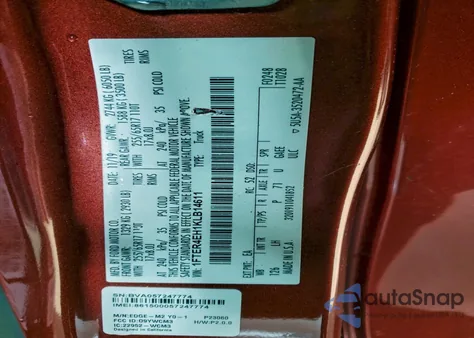 2019 Ford Ranger Xl z USA, uszkodzony, nr VIN 1FTER4EH1KLB14611